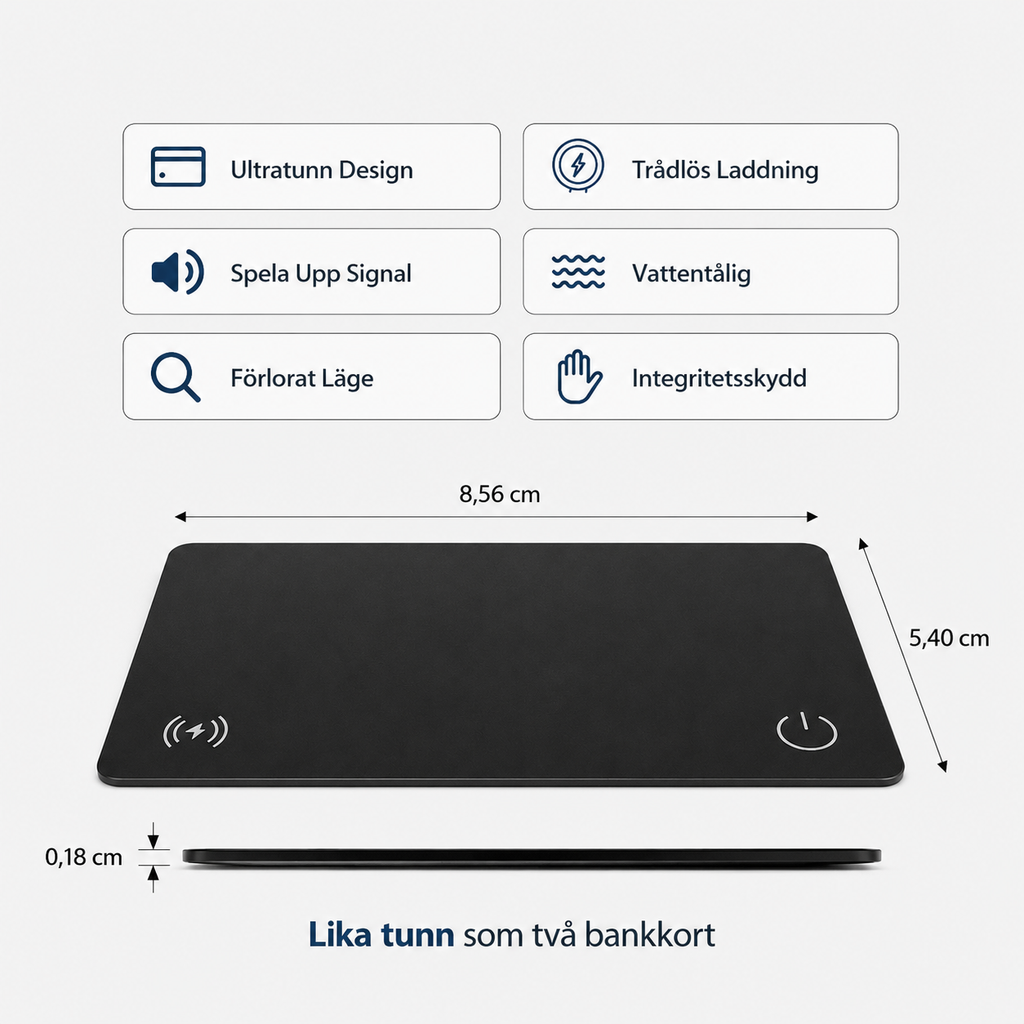 SafeCard-Spårning som ingen ser